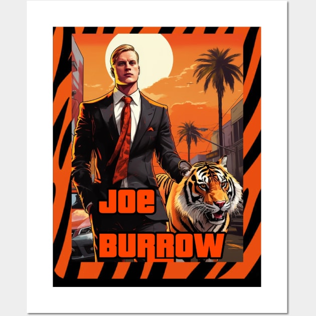 Joe Burrow Wall Art by Carterboy